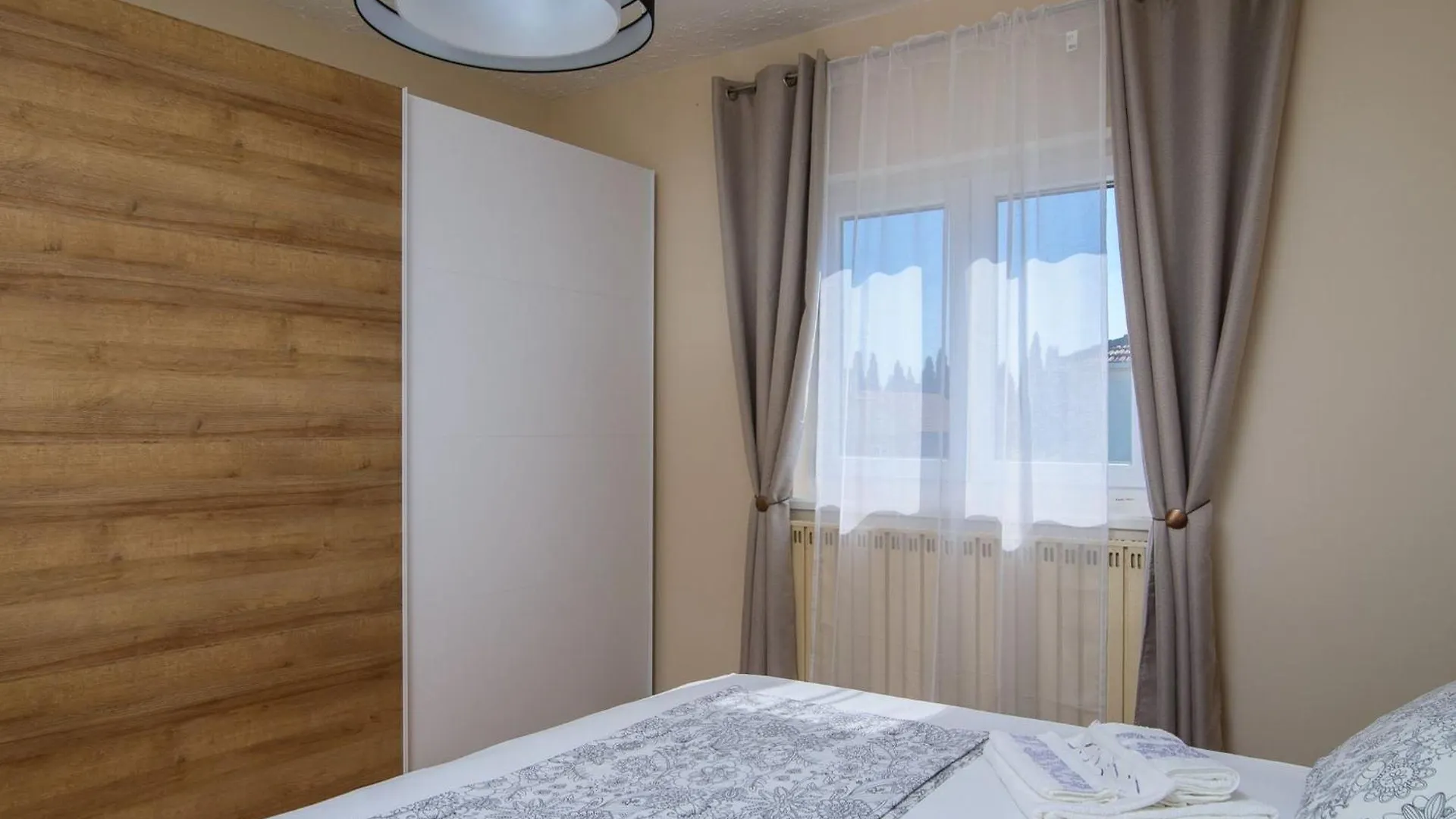 Modern Apartment Near Trogir Beach With Sea View Terrace And Lounge Area